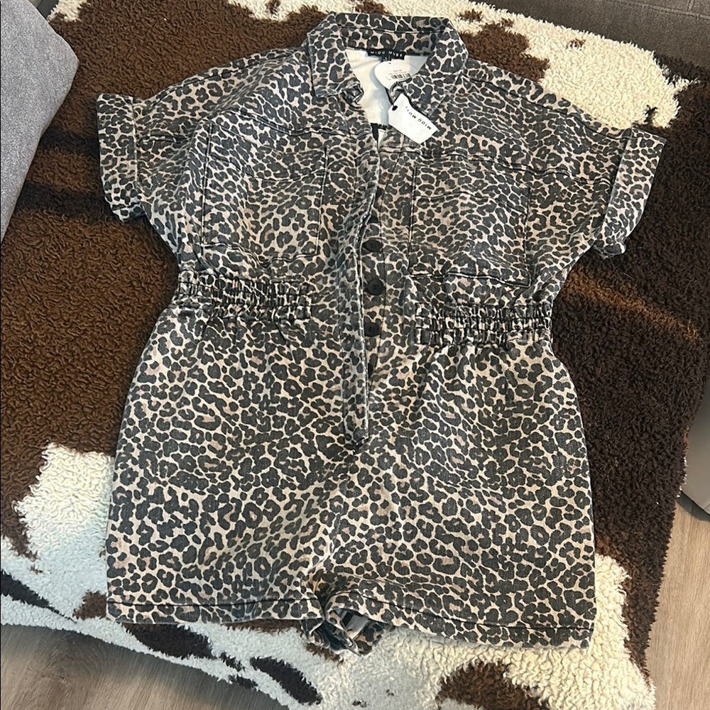 Leopard Print Jumpsuit